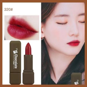 Chocolate Margaret Shape Velvet Texture Matte Lipstick Waterproof